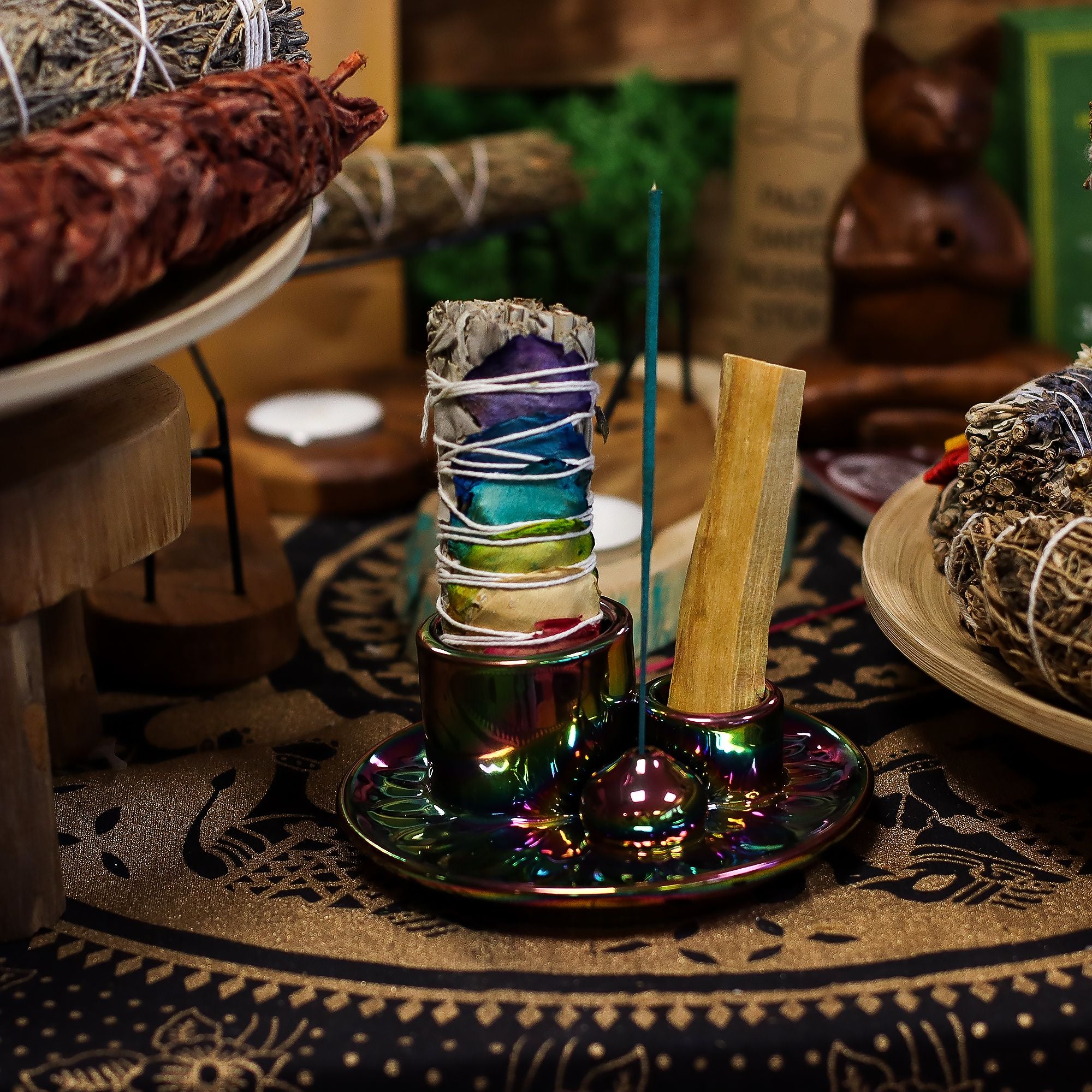 Soporte Cerámico para Palo Santo e Incienso ( 5 modelos )