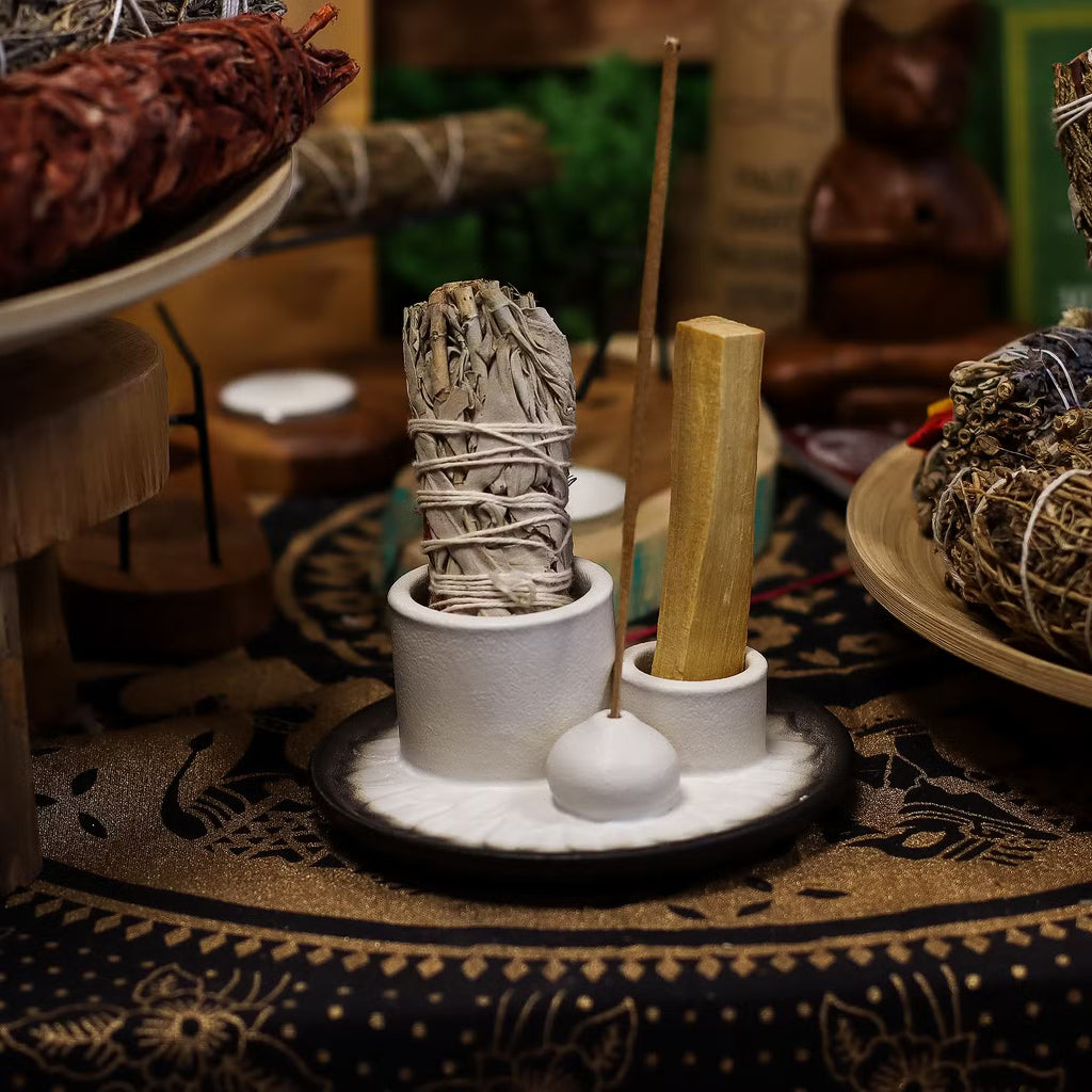 Soporte Cerámico para Palo Santo e Incienso ( 5 modelos )